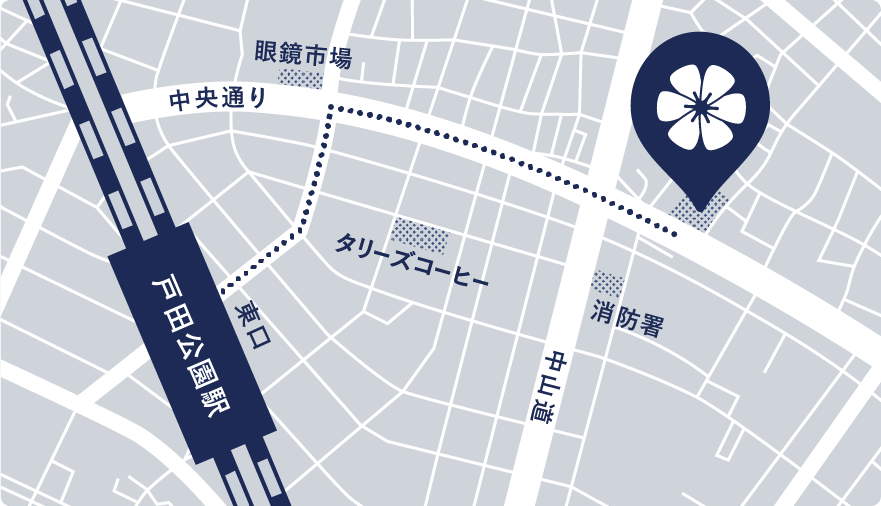 戸田公園駅から徒歩8分